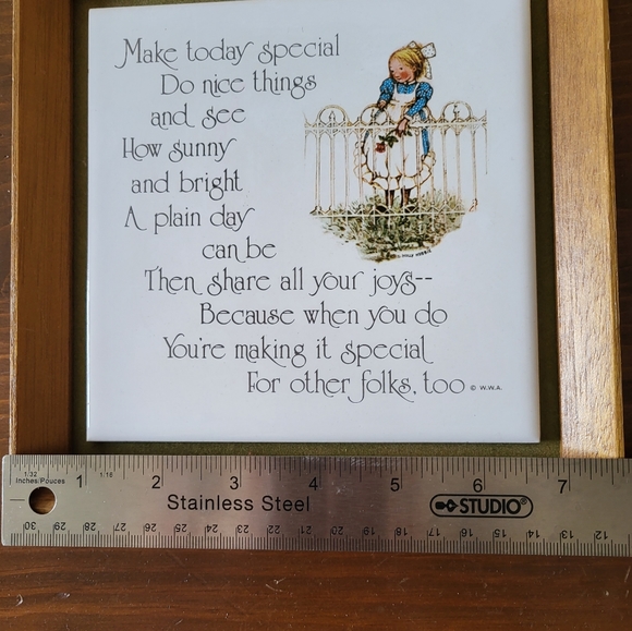 Holly Hobbie Vintage wall plaque - Picture 4 of 4